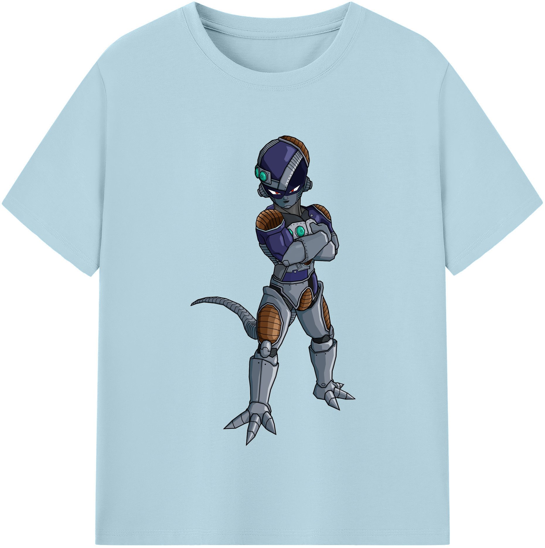 （画像用） ドラゴンボール フリーザ DRAGON BALL Frieza 綿100％半袖Tシャツ（フロントプリント）